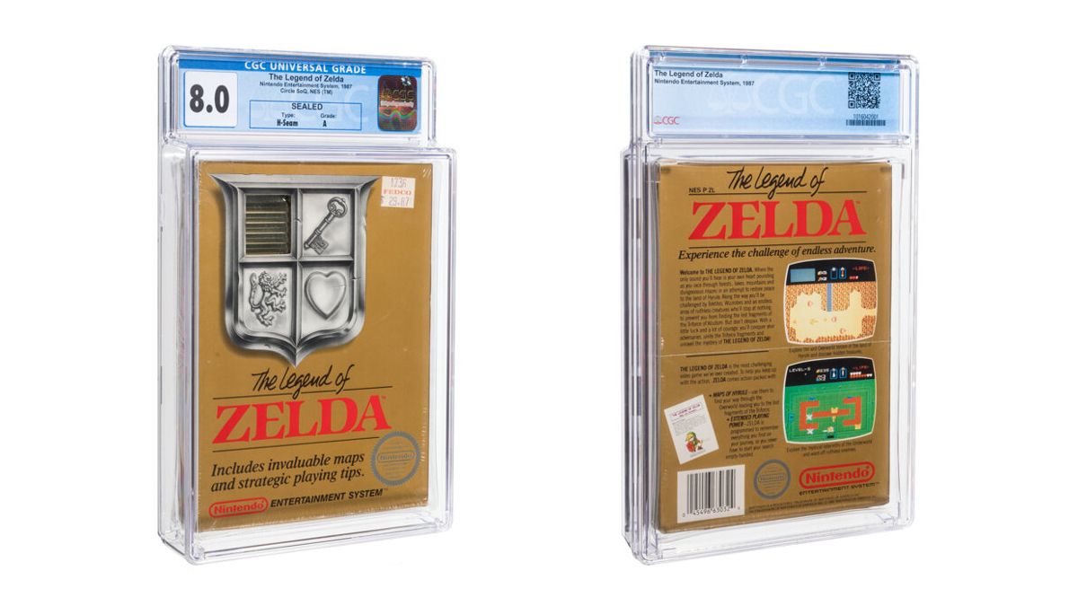 The Legend of Zelda 1987 года выставлена на аукцион по стартовой цене в 700 000 долларов
