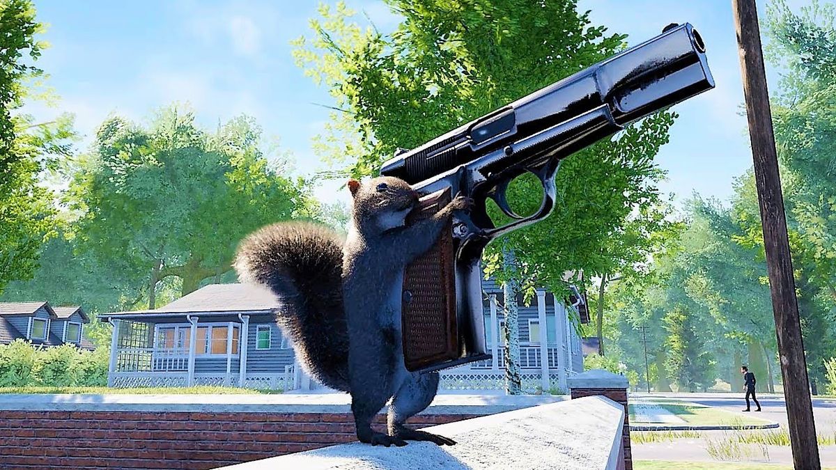 Squirrel with a Gun – игра про белку с пистолетом выйдет уже осенью –  смотреть забавное видео - Games