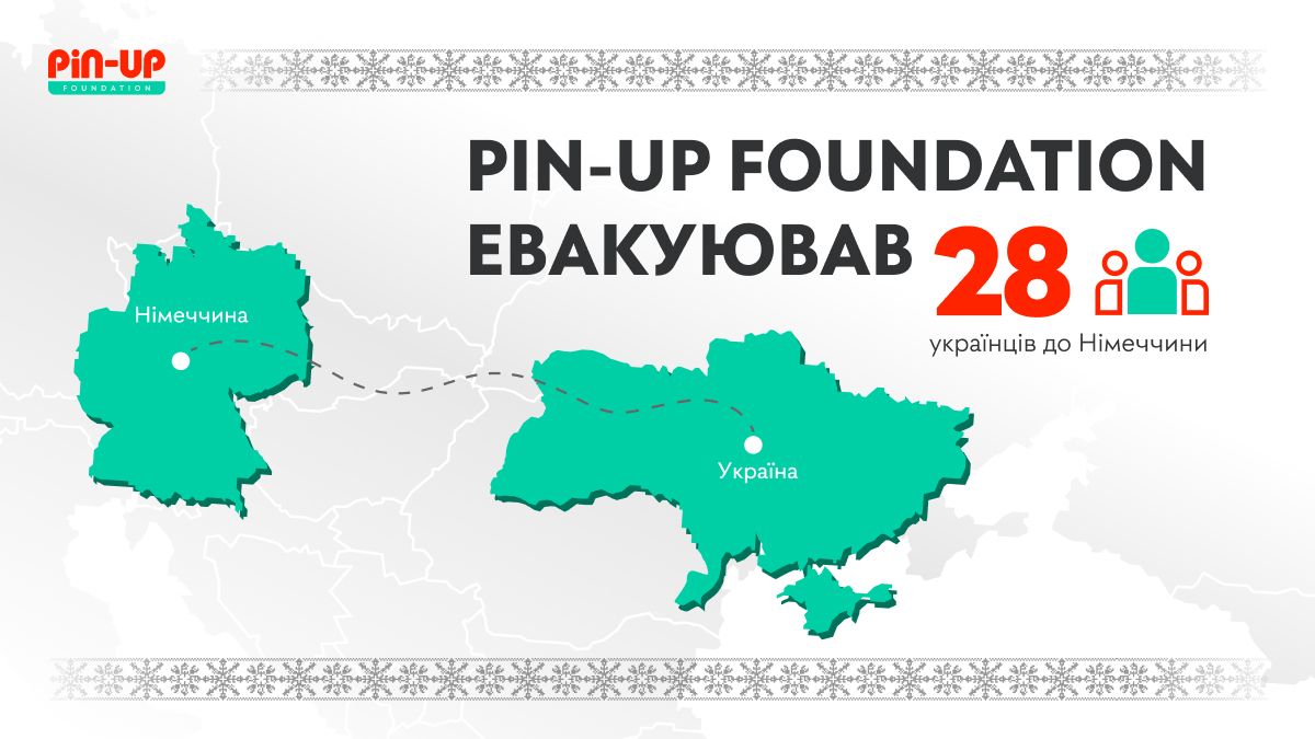 PIN-UP Foundation допоміг евакуювати до Німеччини 28 українців