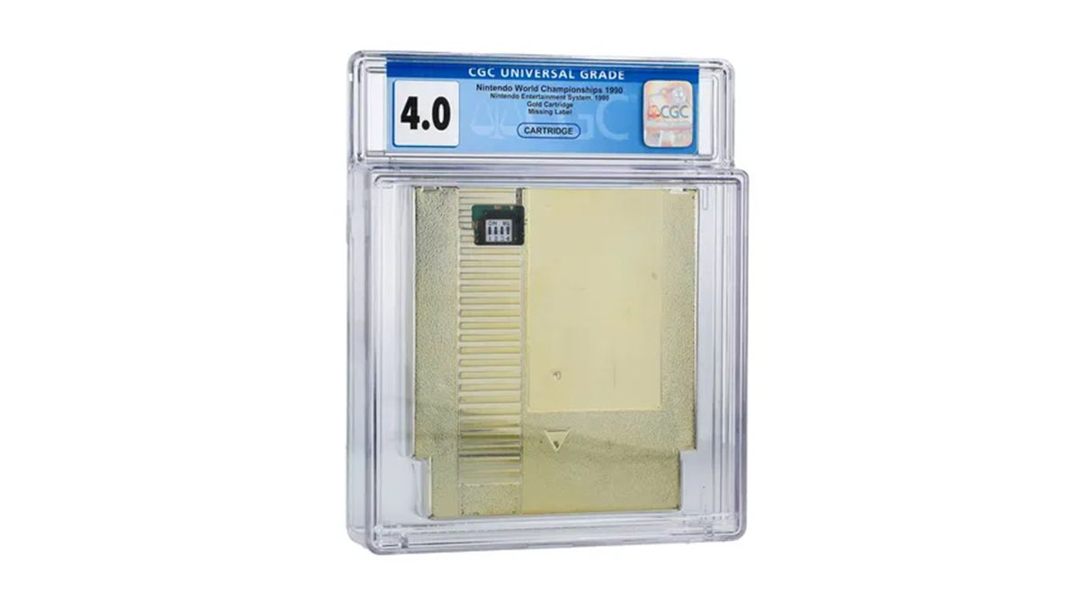 Раритетний золотий картридж для Nintendo виставлено на аукціон Раритетний золотий картридж для Nintendo виставлено на аукціон