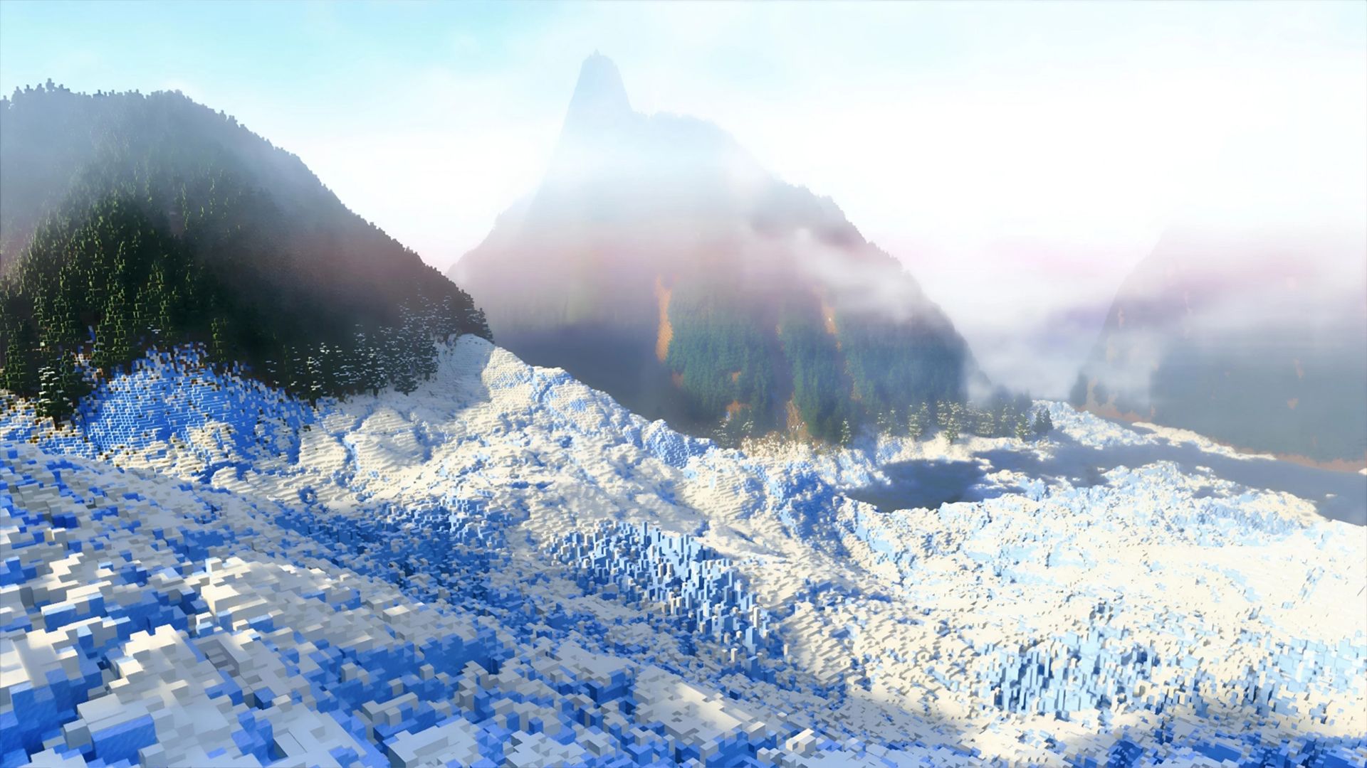 Фотореалистичные фьорды и ледники поразили поклонников Minecraft Фотореалистичные фьорды и ледники поразили поклонников Minecraft