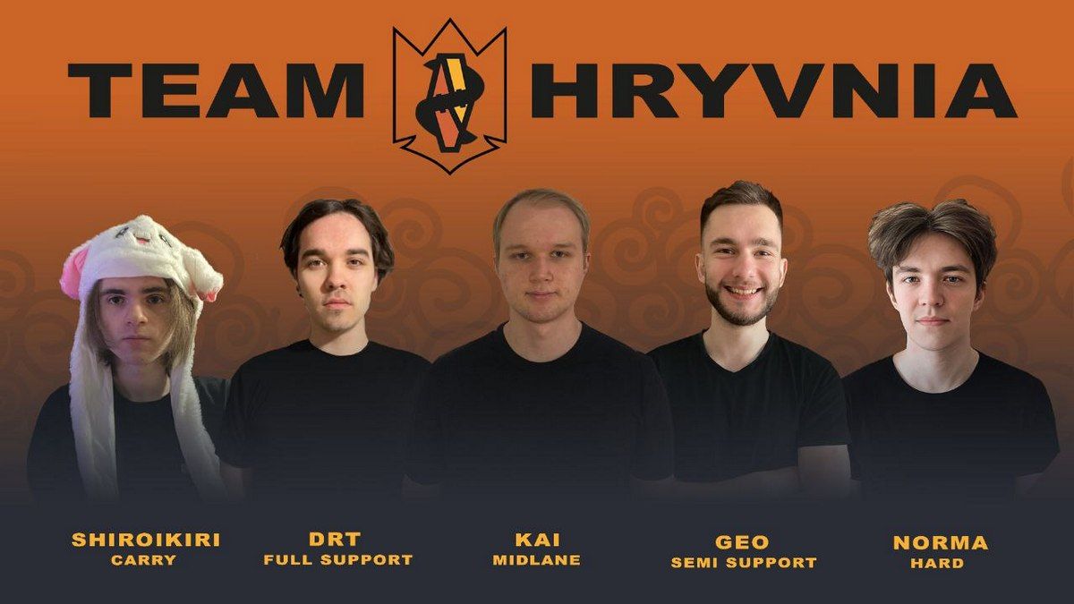 Team Hryvnia представила нову команду з Dota 2