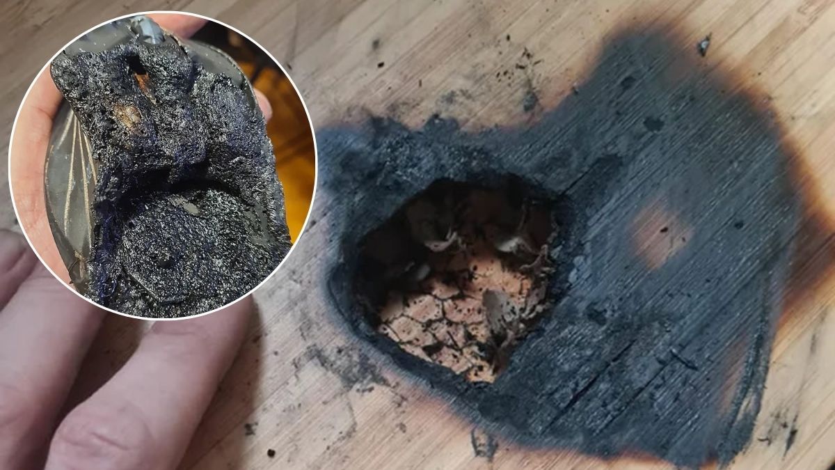 Игровая мышка едва не сожгла рабочий стол геймера Игровая мышка едва не сожгла рабочий стол геймера