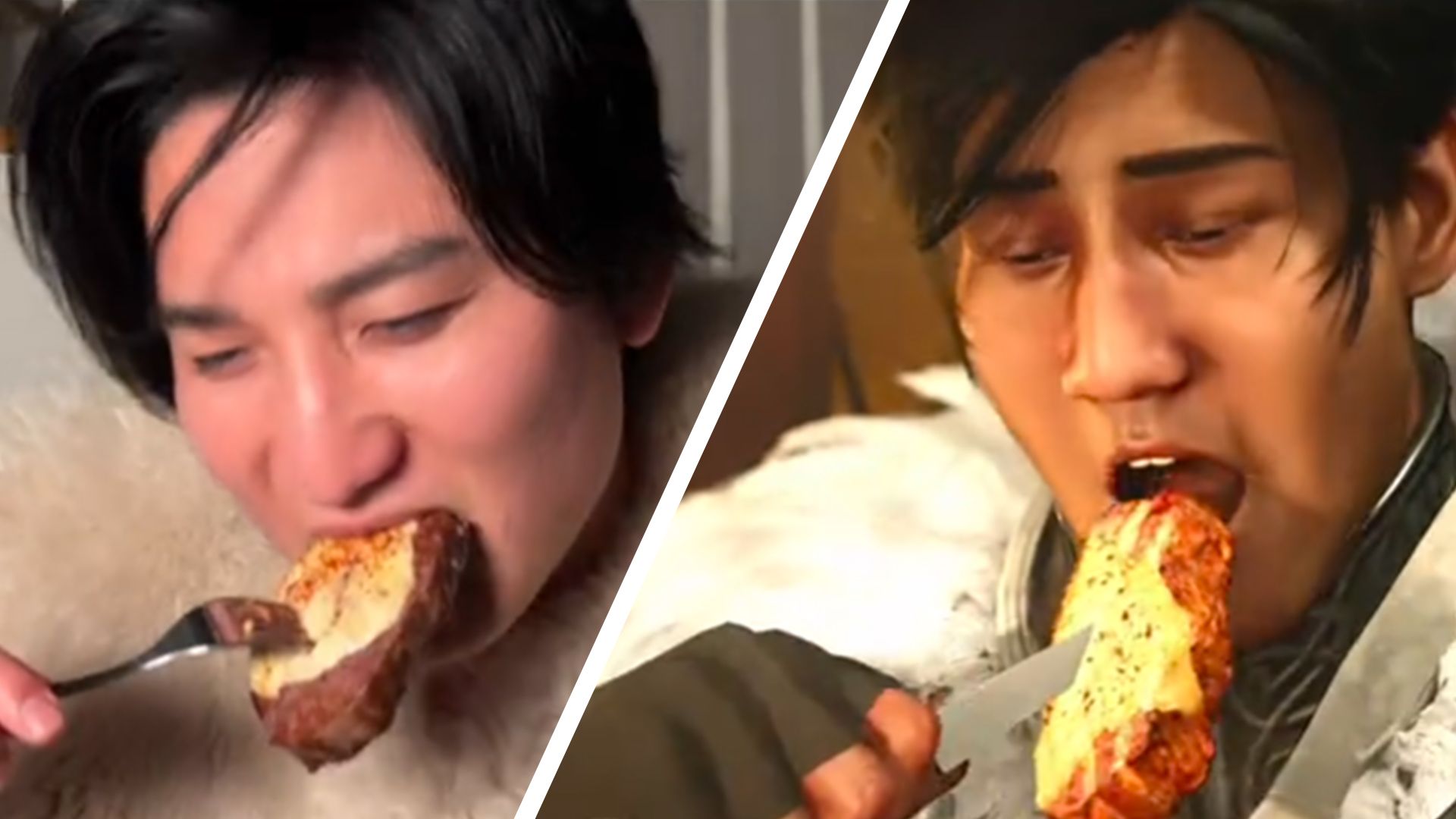 Приготовление еды из Monster Hunter Wilds – японский блогер воссоздал известную сцену Приготовление еды из Monster Hunter Wilds – японский блогер воссоздал известную сцену