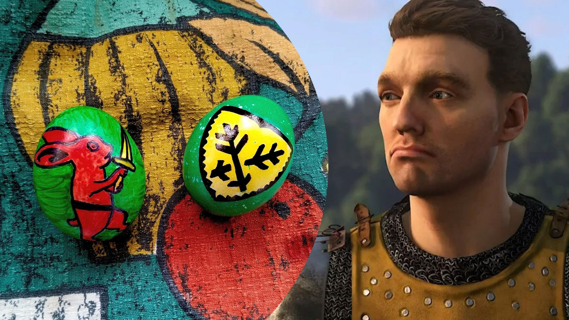 Український геймер створив писанки за мотивами Kingdom Come Deliverance 2 Український геймер створив писанки за мотивами Kingdom Come Deliverance 2