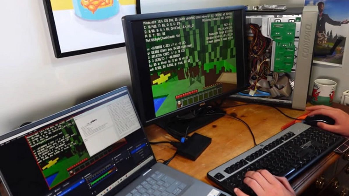 Запуск Minecraft на видеокарте 8 МБ с Windows XP и Athlon 64 - игры