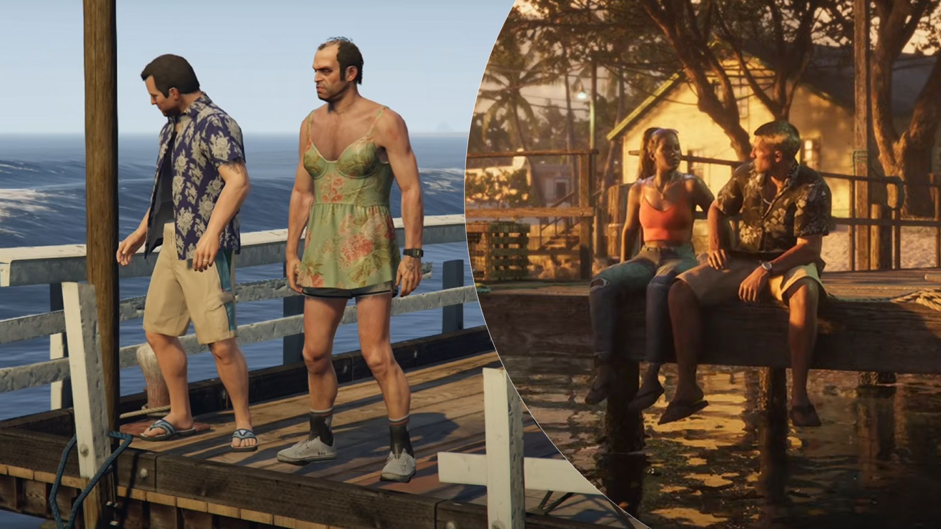 Второй трейлер GTA 6 в GTA 5 – геймер создал забавное видео