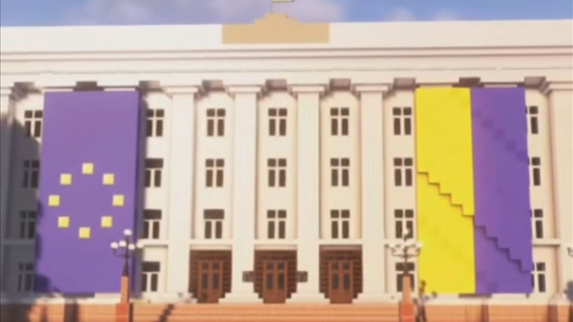 Геймер растрогал сеть, воссоздав Херсонскую ОВА в Minecraft Геймер растрогал сеть, воссоздав Херсонскую ОВА в Minecraft