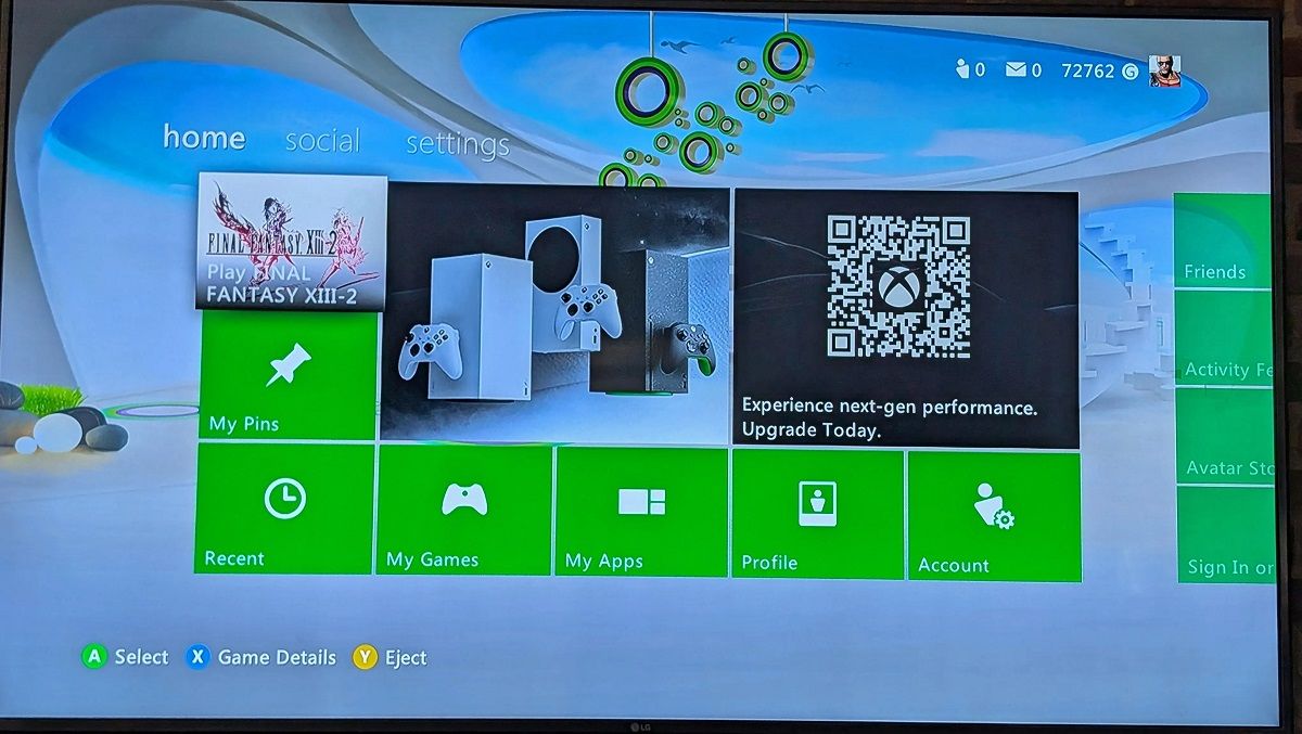 Xbox 360 получила обновление