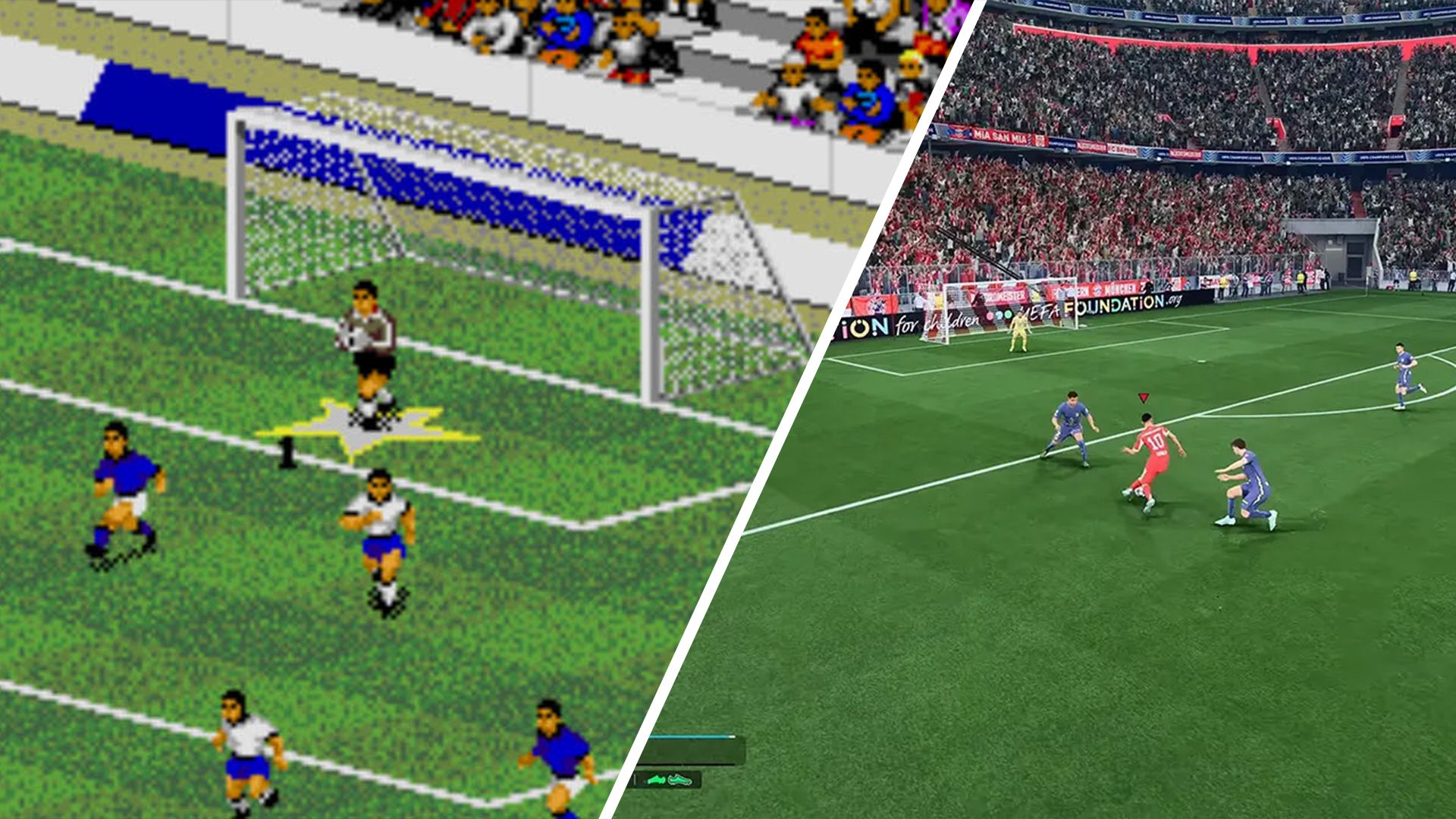 Як FIFA змінилася за 30 років – у чому різниця між першою грою EA та EA FC 26