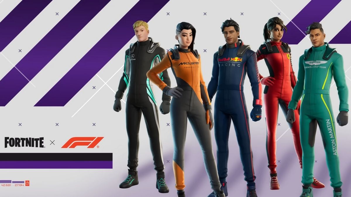 Колаборація Fortnite та Формула-1 – що відомо про довгоочікуване партнерство Колаборація Fortnite та Формула-1 – що відомо про довгоочікуване партнерство