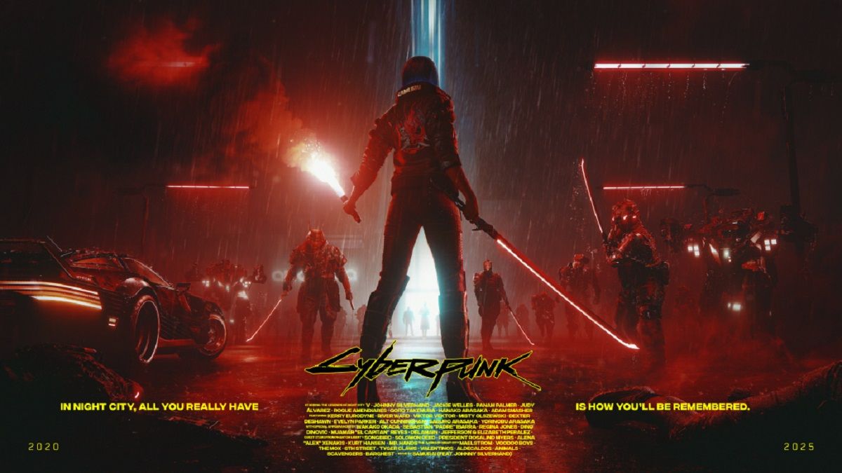 CD Projekt Red відзначає 5-річчя Cyberpunk 2077 CD Projekt Red відзначає 5-річчя Cyberpunk 2077