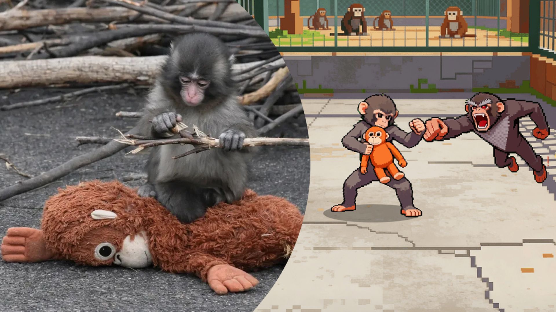 Ветеран Fortnite создал видеоигру про Панча – самую известную обезьянку в мире