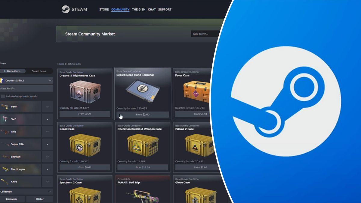 Рынок сообщества Steam получил масштабное обновление функций и интерфейса