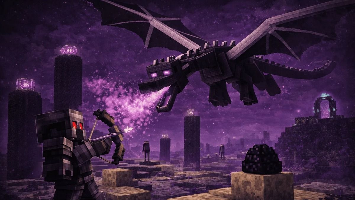 Чотири ШІ-агенти вбили Дракона Краю в Minecraft Чотири ШІ-агенти вбили Дракона Краю в Minecraft
